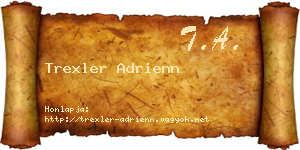 Trexler Adrienn névjegykártya